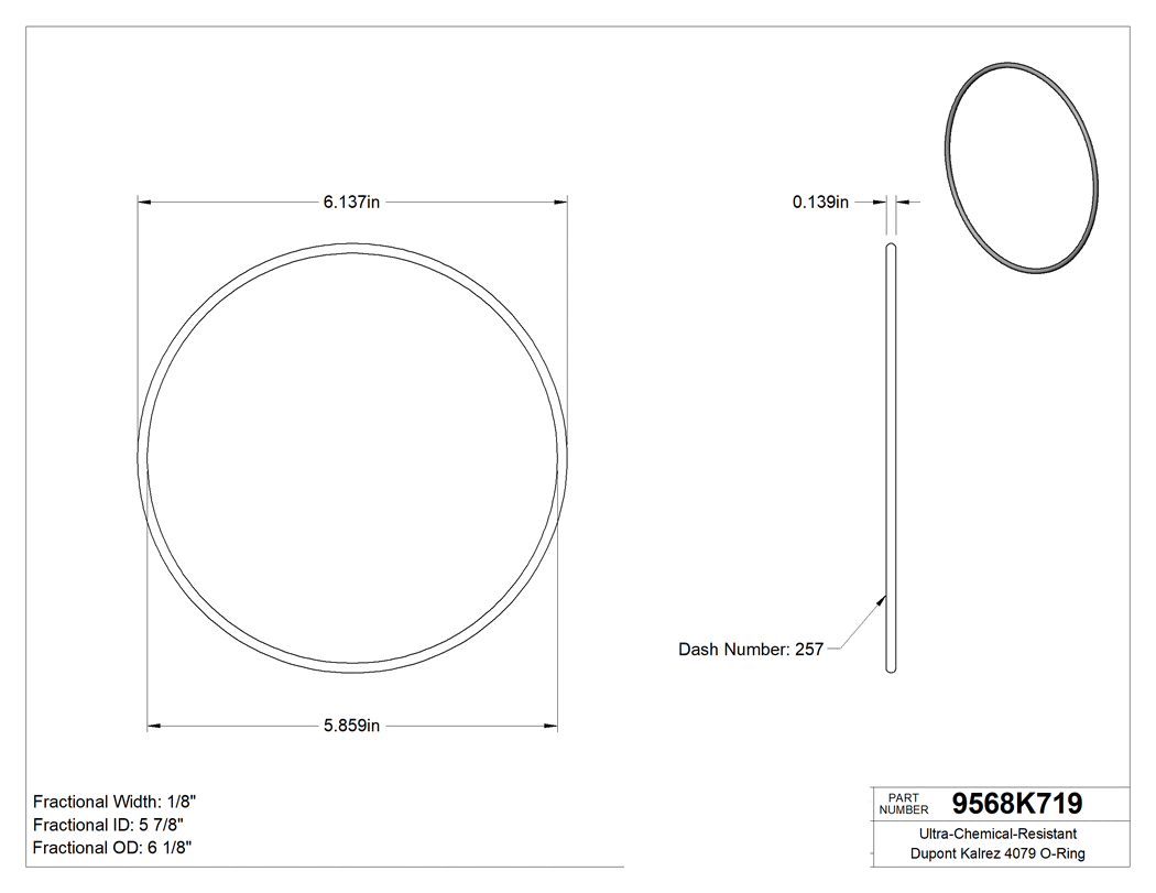 Technical drawing - 9568K719